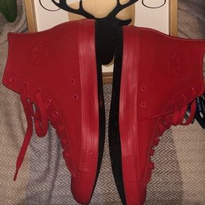 Men’s Red Converse All Star Scuff resistant